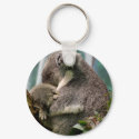 Koala Mom and New Baby keychains