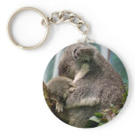 Koala Mom and New Baby Key Chains