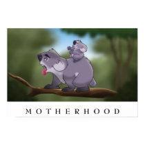 Koala "Motherhood" Poster posters