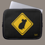 koala road sign laptop sleeves