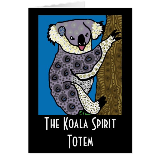 Koala Spirit Totem Greeting Card