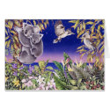 koalas and kookaburras cards