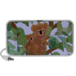 Koalas in the Eucalyptus Doodle Custom Speaker