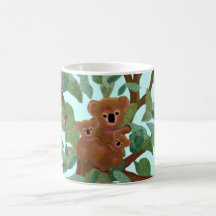 Koalas in the Eucalyptus Mugs