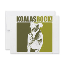 Koalas Rock! #2 invitations