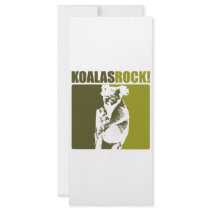 Koalas Rock! #2 rack cards