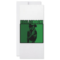 Koalas Rock! #3 rack cards