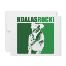 Koalas Rock! #4 invitations