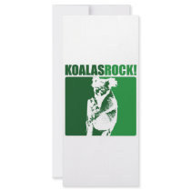 Koalas Rock! #4 rack cards