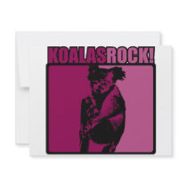 Koalas Rock! #5 invitations