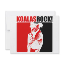 Koalas Rock! #8 invitations