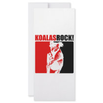 Koalas Rock! #8 rack cards