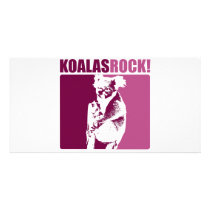 Koalas Rock! photo cards