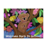 Koalas Welcome Back to School Postcards