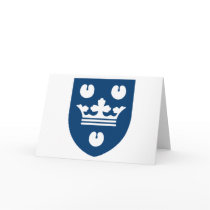 Kobenhavn Coat of Arms Greeting Card by FlagTshirts Kobenhavn Coat of Arms Greeting Card