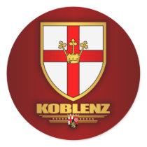 Koblenz Round Stickers