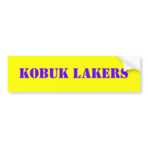 KOBUK LAKERS bumper stickers