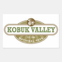 Kobuk Valley National Park Rectangular Stickers