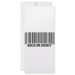 Koch im Dienst Rack Card
