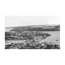 Kodiak Alaska Aerial View 1920 posters