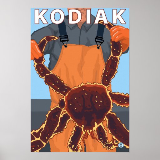 Kodiak, AlaskaAlaskan King Crab Poster Zazzle