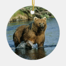 Kodiak Bear Christmas Ornaments