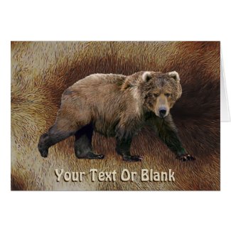 Kodiak Bear Greeting Card