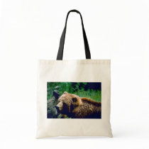 Kodiak Brown Bear Canvas Bags