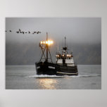 Kodiak, Crab Boat in Dutch Harbor, Alaska Print