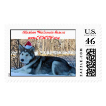 Kodiak santa postage stamps