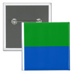 Kogalym, Russia flag Pinback Button