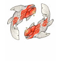 Kohaku dunkleosteus koi shirt shirt