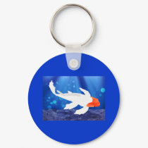 Kohaku Koi 03 keychains by ElainePlesser Kohaku Koi 03 keychains
