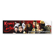 Kohrs Films Bumper Sticker bumper stickers