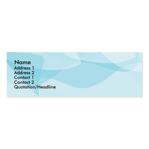 Koi 3 Water on front with Koi on back Business Card Template (front side)