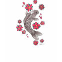 koi AND FLOWERS t-shirts by KIMBERLYDOBIN koi AND FLOWERS t-shirts