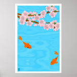 Koi and Sakura posters