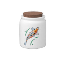 Koi Art candy jars