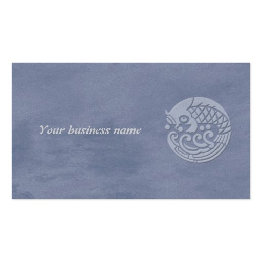 koi business cards (front side)