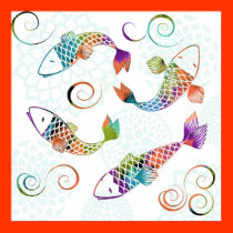 Koi by andrea posters