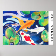 koi carp-et print