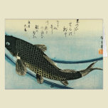 Koi (Carp) - Hiroshige's Japanese Fish Print cards