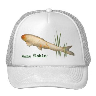Koi Design - Gone Fishin' Mesh Hats