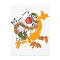 Koi Dragon postcards
