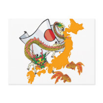 Koi Dragon postcards