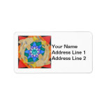 Koi Fish and Lotus Avery Address Label