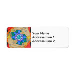 Koi Fish and Lotus Avery Return Address Label