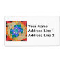 Koi Fish and Lotus Avery Shipping Label