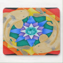 Koi Fish and Lotus Mousepad