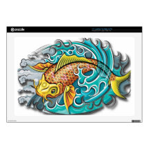 Koi Fish Art Laptop Skin